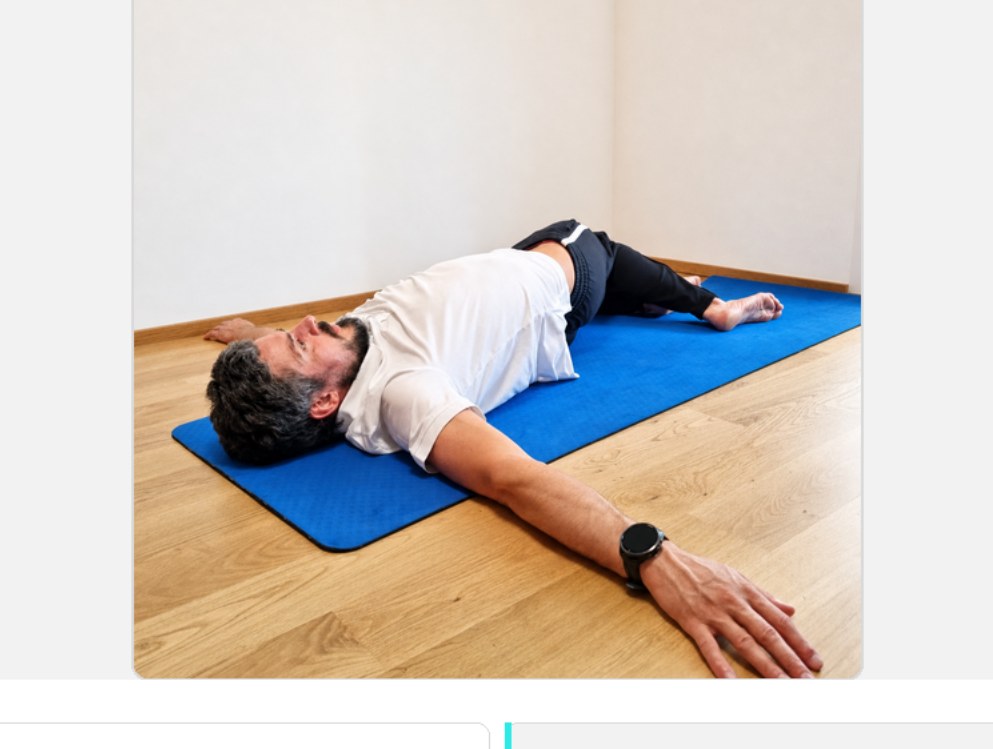 90/90 Lumbar Rotation Endposition